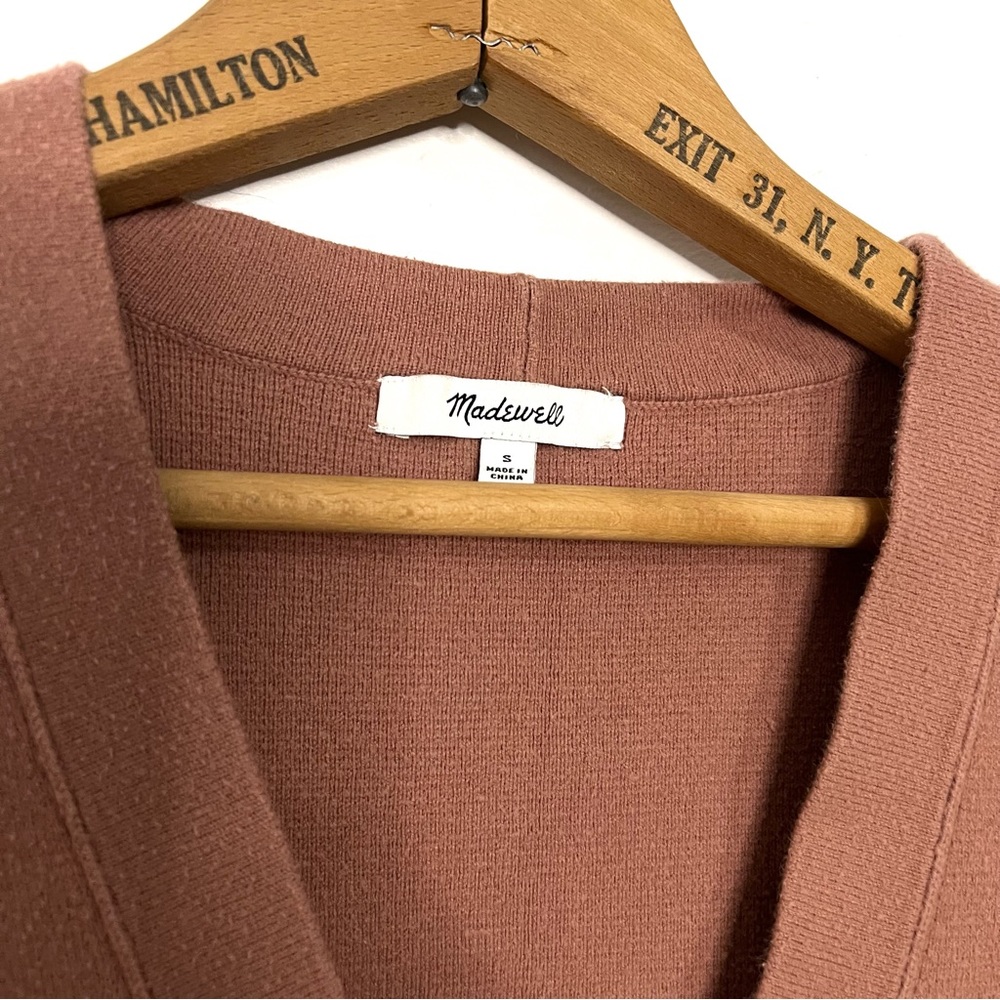 Madewell | Dusty Rose Cardigan - Picture 3 of 4